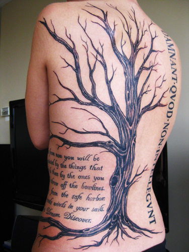 Tree Tattoos Photo.