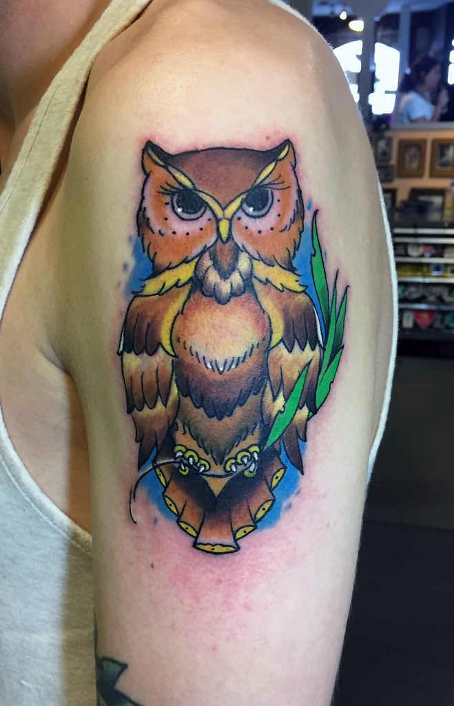 Owls tattoo Ideas photo.