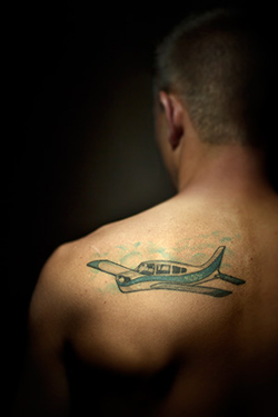 Creative Expression through Airplane Tattoos
